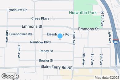 Map image of the property - 1044 Rainbow Blvd