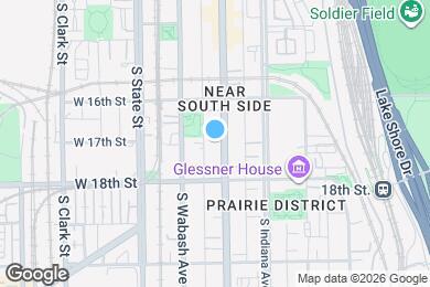 Map image of the property - 1700 S Michigan Ave