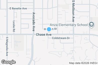 Map image of the property - 602 E Chase Ave