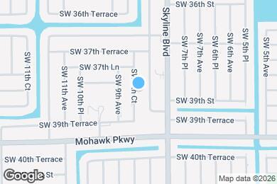 Map image of the property - 3817 SW 8th Ct