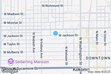 Map image of the property - 537 W Jackson St