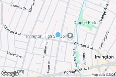 Map image of the property - 1305 Clinton Ave