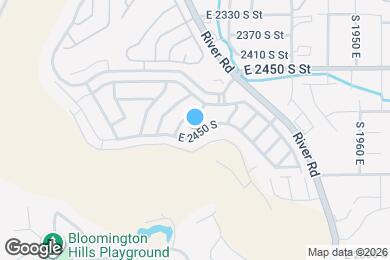 Map image of the property - 1630 E 2450 S