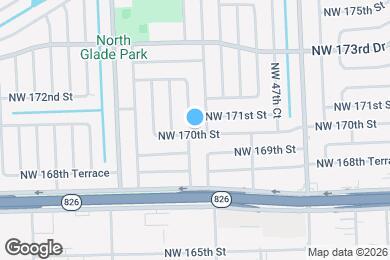 Map image of the property - 4921 NW 170th St
