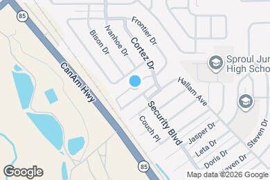Map image of the property - 4047 Creek Legend View