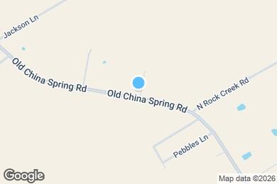 Map image of the property - 14114 Old China Spring Rd