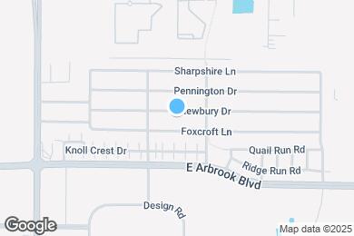 Map image of the property - 2106 Newbury Dr