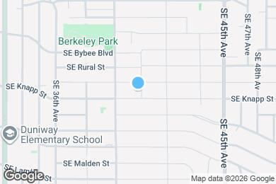 Map image of the property - 7219 SE 41st Ave