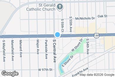 Map image of the property - 5565 W 95th St