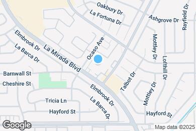 Map image of the property - 15408 La Mirada Blvd