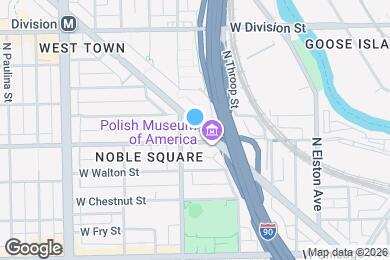Map image of the property - 1030 N Milwaukee Ave