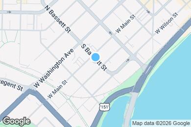 Map image of the property - 112 S Bassett St