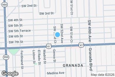 Map image of the property - 5231 SW 7th St