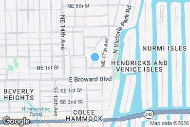Map image of the property - 106 NE 16th Ter