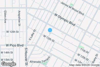 Map image of the property - 1031 S Westlake Ave