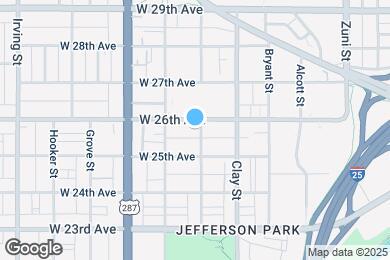 Map image of the property - 2800 W 26th