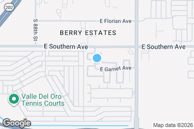 Map image of the property - 1247 S Amador