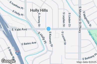 Map image of the property - 2721 S Kearney St