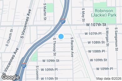 Map image of the property - 1238 W 108th St
