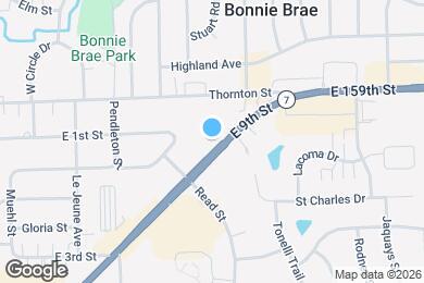 Map image of the property - 1108 E 9th St