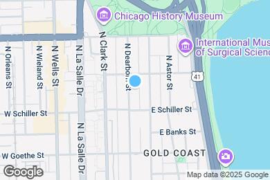 Map image of the property - 1433 N Dearborn St