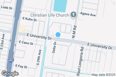 Map image of the property - 2111 E University Dr