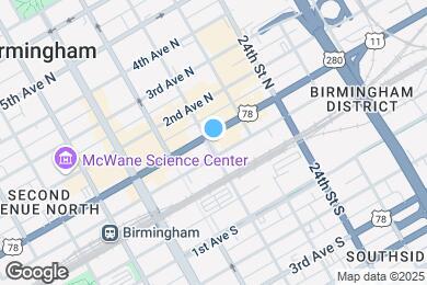 Map image of the property - 2201 1st Ave N