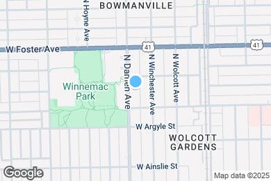 Map image of the property - 5055 N Damen Ave