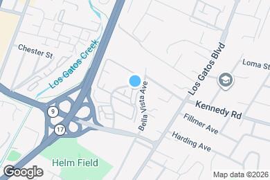 Map image of the property - 182 Cuesta De Los Gatos