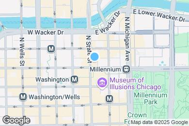 Map image of the property - 180 N Michigan Ave