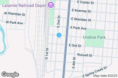Map image of the property - 909 S 2nd St