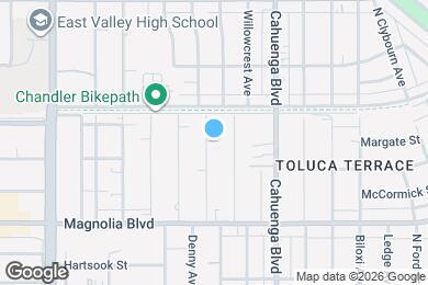 Map image of the property - 5332 Denny Ave