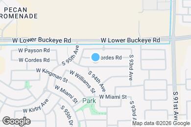 Map image of the property - 9380 W Williams St