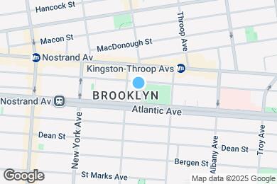 Map image of the property - 3BR 2.5BA Garden Level Duplex in Bedstuy T...