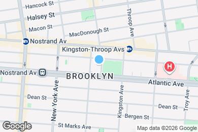 Map image of the property - 3BR 2BA Bedstuy Townhouse Original Details & Modern Updates