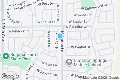 Map image of the property - 16041 N 171st Dr