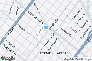 Map image of the property - 2315 Barracks St