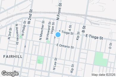 Map image of the property - 3430 N Lee St