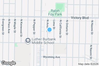 Map image of the property - 1738 N Avon St