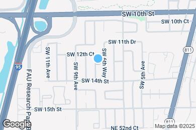 Map image of the property - 1280 SW 7th Ave