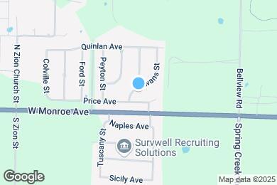 Map image of the property - 115 Cowans St