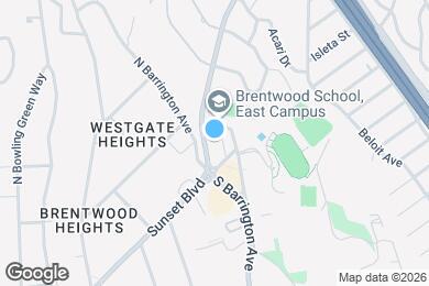 Map image of the property - 11662 Sunset Blvd