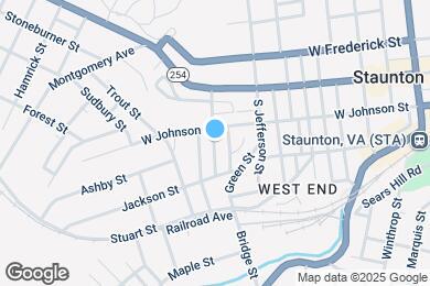 Map image of the property - 113 Stafford St
