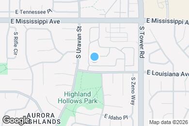 Map image of the property - 18153 E Alabama Pl