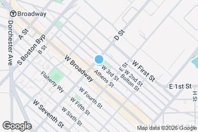 Map image of the property - 203 W 3rd St