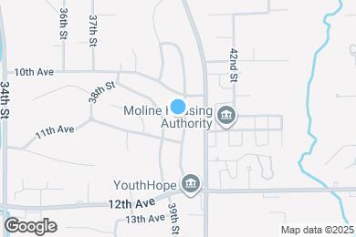 Map image of the property - 1009 40th St