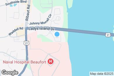 Map image of the property - 1231 Ladys Island Dr