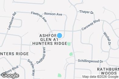 Map image of the property - 801 Ashford Glen Dr