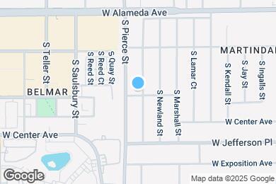 Map image of the property - 491 S Otis St