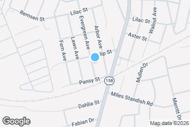 Map image of the property - 1401 Evergreen Ave